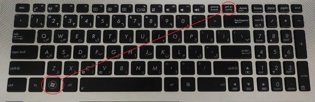 کلید اسکرین شات لپ تاپ