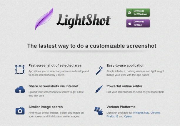 اسکرین شات از صفحه لپ تاپ با Lightshot